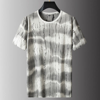 Camiseta estampada efecto desgastado para hombre - Gaspard