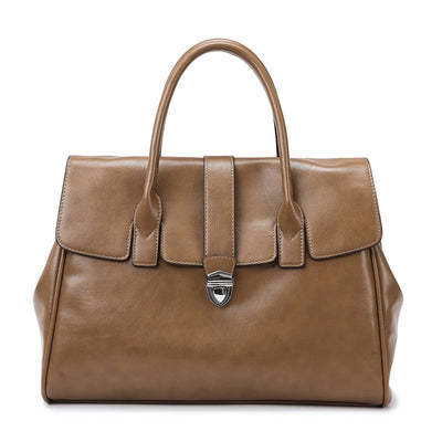 Bolso de mano mujer piel sintética gran capacidad estilo sofisticado - Élodie