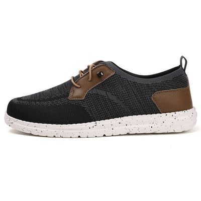 Zapatillas deportivas para hombre tejido transpirable con detalles sintéticos - Henrik