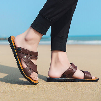 Sandalias para hombre de piel sintética estilo casual - Bruno