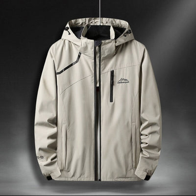 Chaqueta impermeable hombre con capucha estilo outdoor - Florian