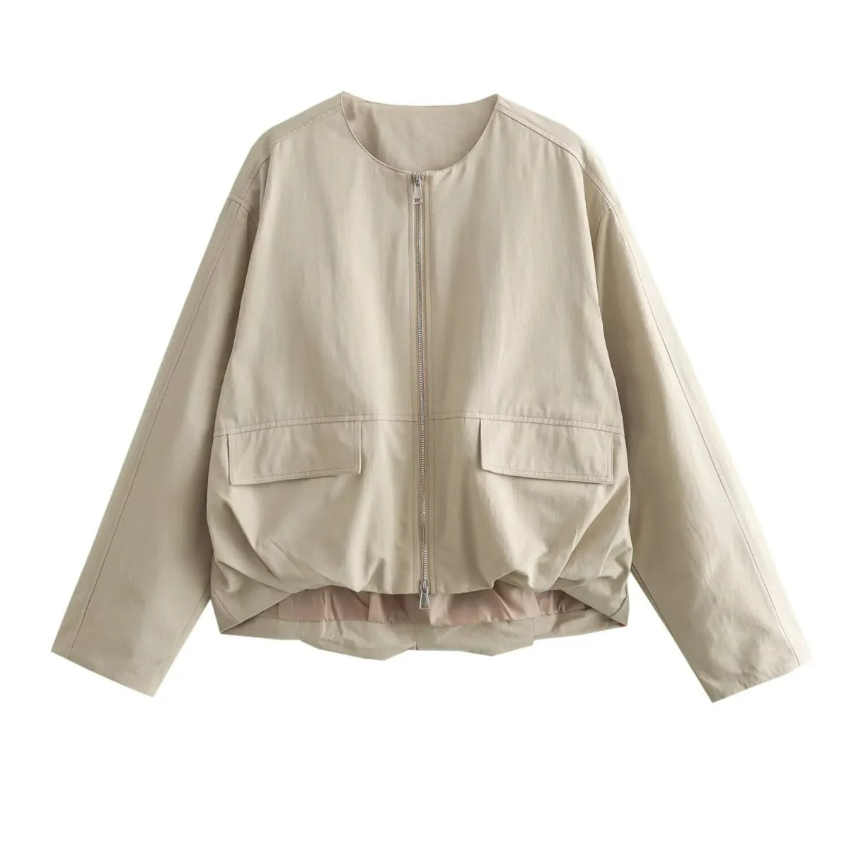 Chaqueta holgada con bolsillos cargo - Mely