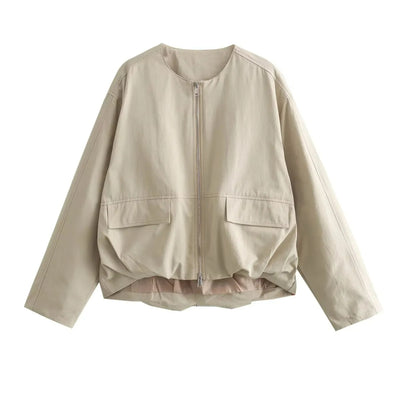 Chaqueta holgada con bolsillos cargo - Mely