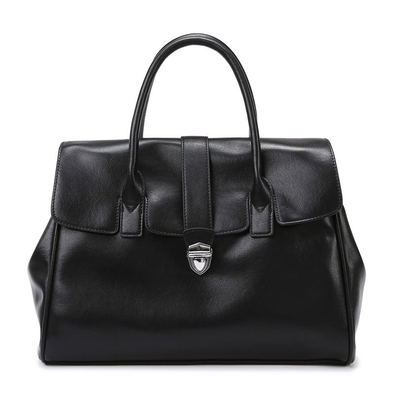 Bolso de mano mujer piel sintética gran capacidad estilo sofisticado - Élodie
