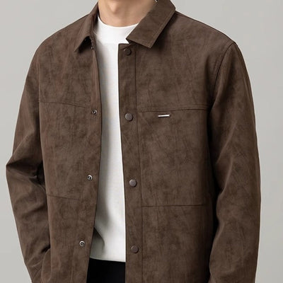 Chaqueta efecto gamuza para hombre - Renan