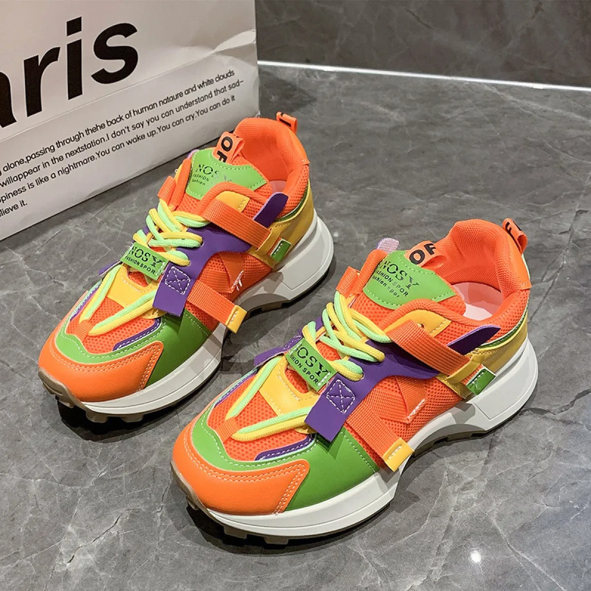 Zapatillas deportivas para mujer con malla transpirable estilo urbano - Dania