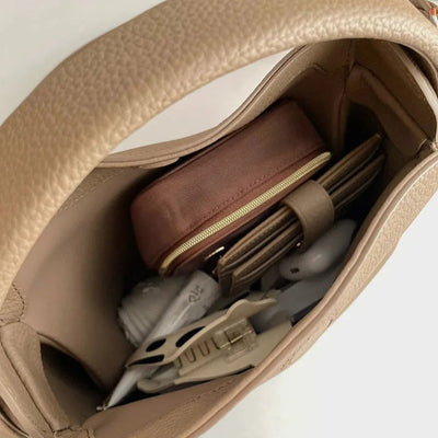 Bolso de hombro para mujer diseño estructurado en piel sintética - Clémence