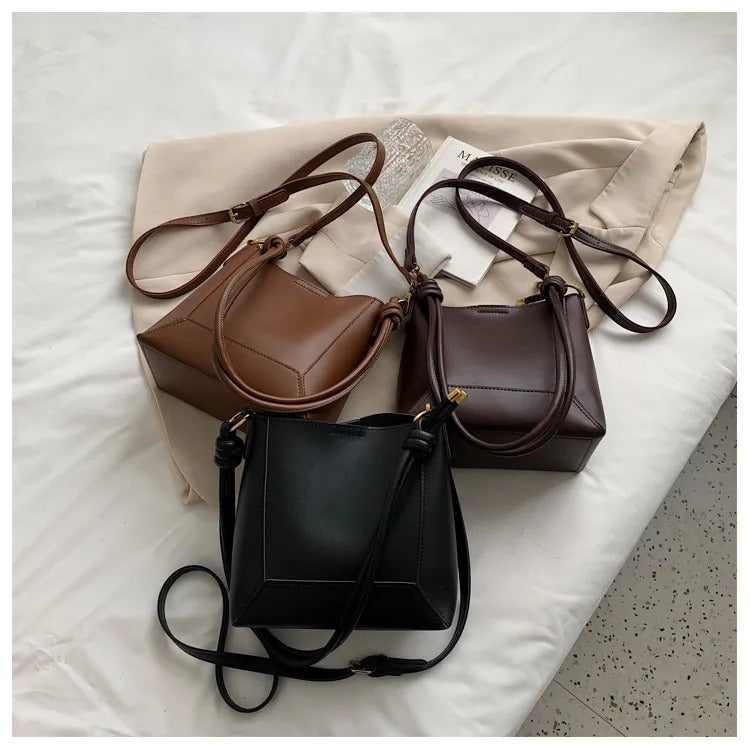 Bolso de hombro para mujer de piel sintética diseño minimalista - Rita