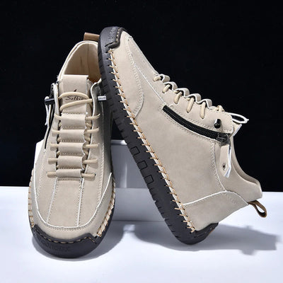 Zapatillas hombre piel sintética cierre lateral estilo urbano - Aksel