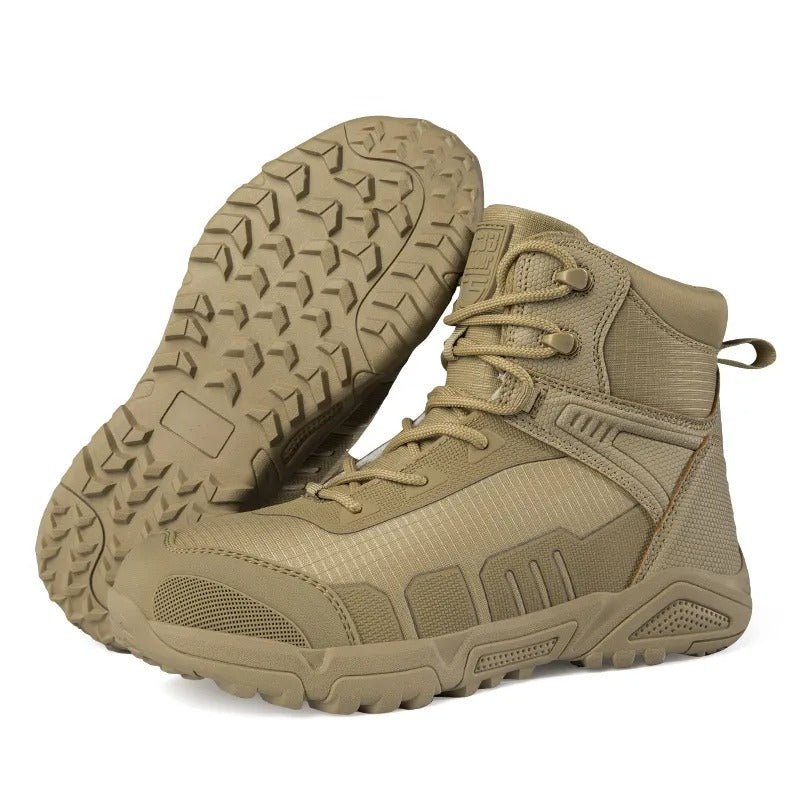 Botas hombre antideslizantes caña media estilo táctico - Rexton