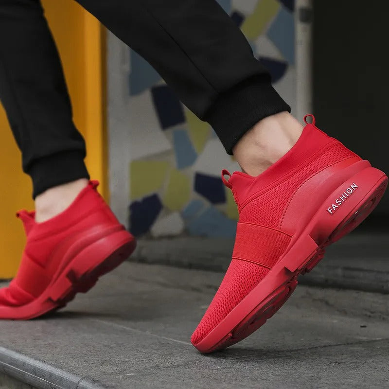 Zapatillas deportivas para hombre con malla transpirable estilo slip-on - Leandro