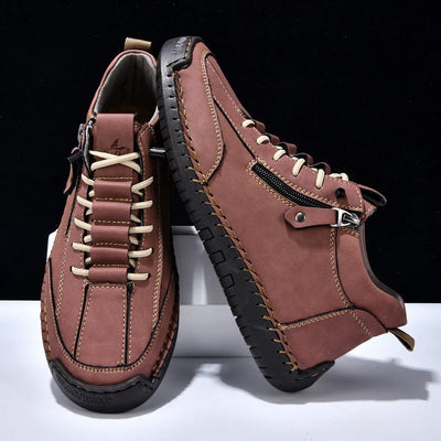 Zapatillas hombre piel sintética cierre lateral estilo urbano - Aksel