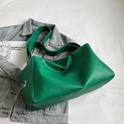 Bolso tote para mujer de piel sintética gran capacidad estilo casual - Andrea