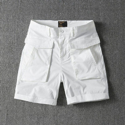 Pantalones cortos para hombre algodón bolsillos cargo estilo casual - Erik