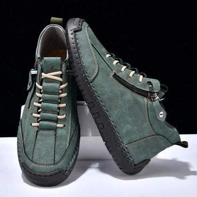 Zapatillas hombre piel sintética cierre lateral estilo urbano - Aksel