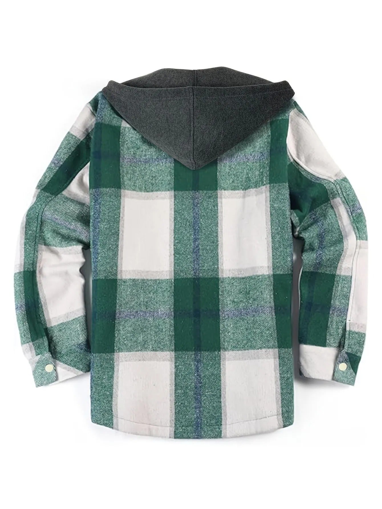Chaqueta hombre cuadros con capucha casual - Pilato