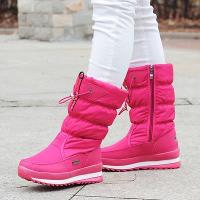 Botas mujer nieve acolchadas impermeables caña alta - Flavia