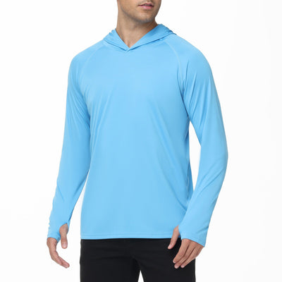 Camiseta hombre manga larga capucha – Drogus