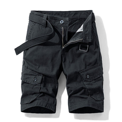 Pantalón corto cargo para hombre con cinturón - Adrien