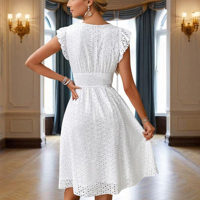Vestido midi encaje mujer - Lorena