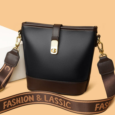 Bolso bandolera para mujer efecto de piel diseño estructurado estilo cubo - Mireia