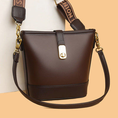 Bolso bandolera para mujer efecto de piel diseño estructurado estilo cubo - Mireia
