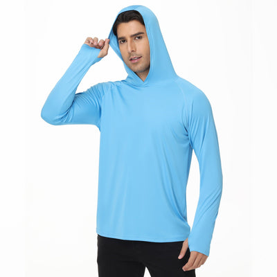 Camiseta hombre manga larga capucha – Drogus