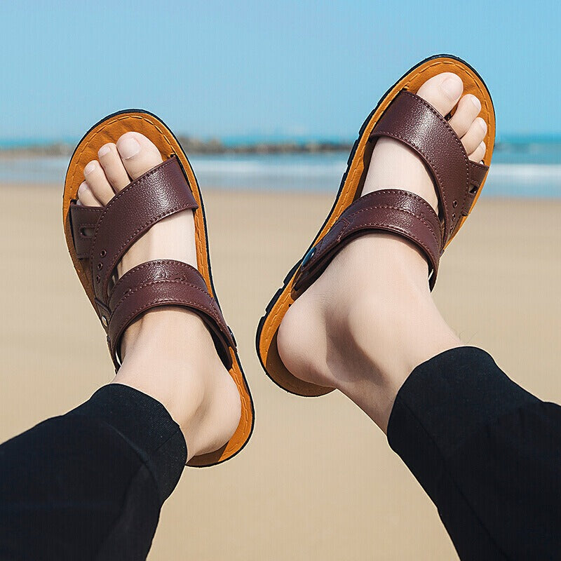 Sandalias para hombre de piel sintética estilo casual - Bruno