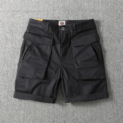 Pantalones cortos para hombre algodón bolsillos cargo estilo casual - Erik