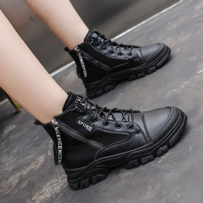 Botas urbanas con cremallera lateral - Elian