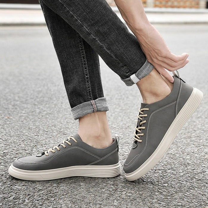 Zapatillas casuales para hombre de piel transpirable estilo urbano - Eugene