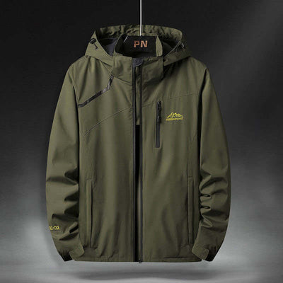 Chaqueta impermeable hombre con capucha estilo outdoor - Florian