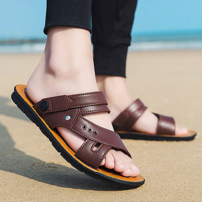 Sandalias para hombre de piel sintética estilo casual - Bruno