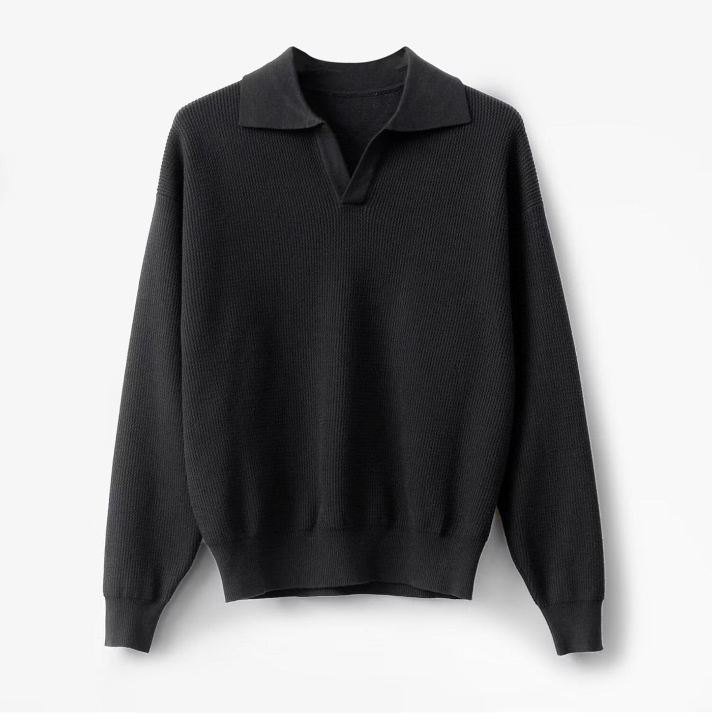 Suéter polo de punto para hombre - Mervik