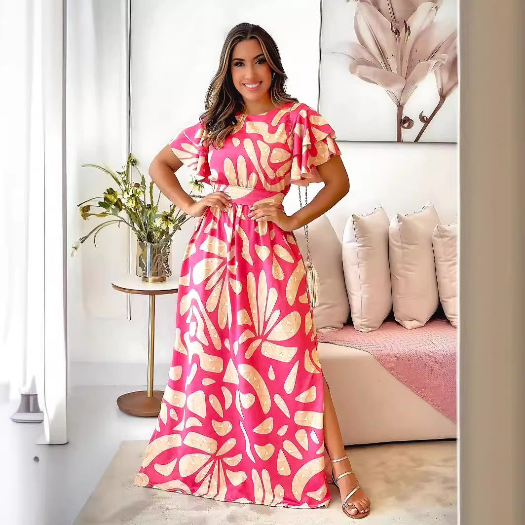 Vestido largo hombros descubiertos mujer - Adara