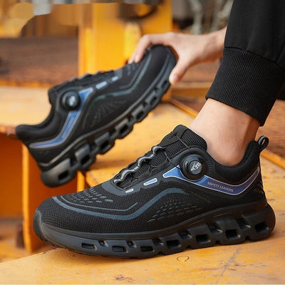 Zapatillas de seguridad para hombre con puntera reforzada y diseño deportivo - Javier
