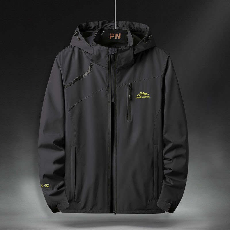 Chaqueta impermeable hombre con capucha estilo outdoor - Florian