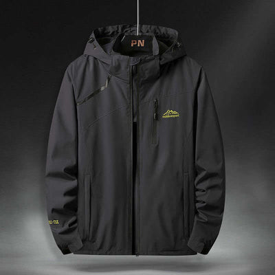 Chaqueta impermeable hombre con capucha estilo outdoor - Florian