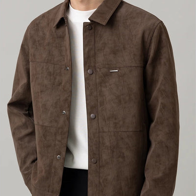 Chaqueta efecto gamuza para hombre - Renan
