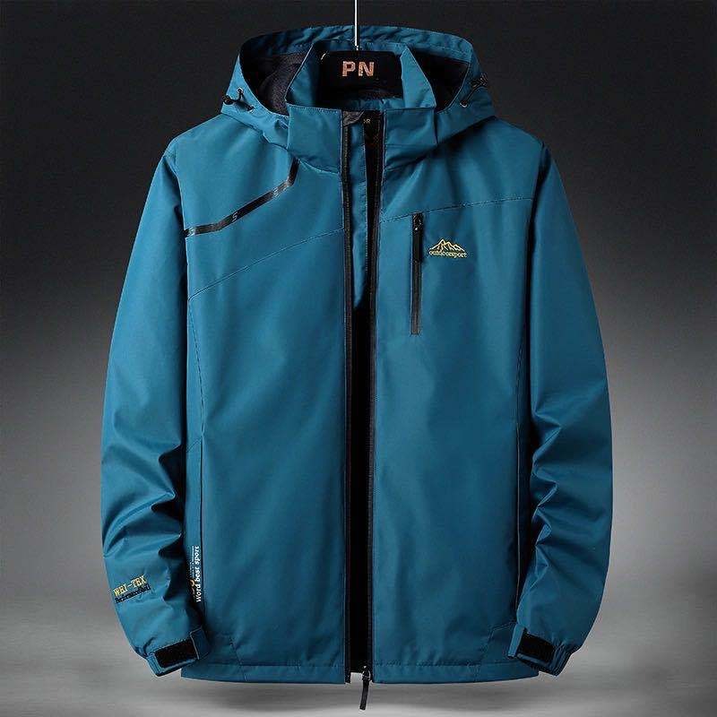 Chaqueta impermeable hombre con capucha estilo outdoor - Florian