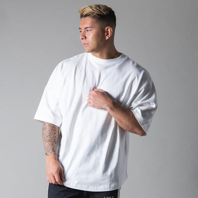 Camiseta hombre algodón corte holgado manga corta - Jacob