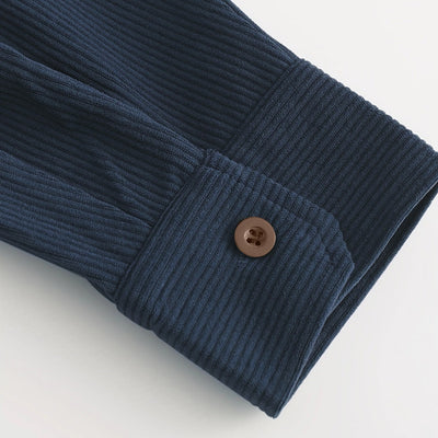 Sobrecamisa hombre pana bolsillos frontales estilo casual - Rian
