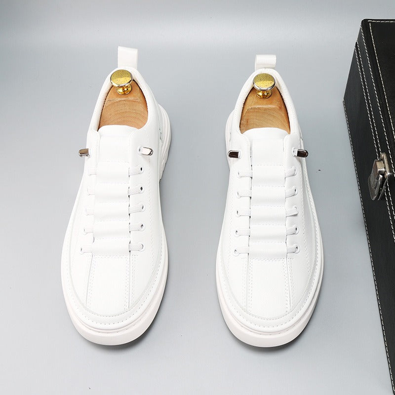 Zapatillas casuales para hombre con diseño acolchado y cordones metálicos - Aurélien