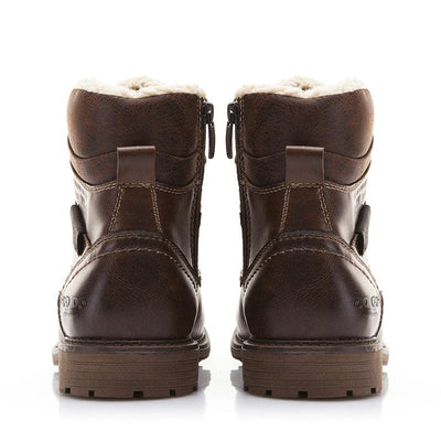Botas hombre piel costura reforzada estilo casual - Virgil