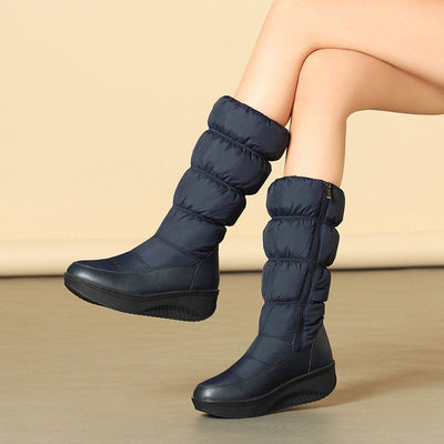 Botas mujer térmicas impermeables caña-alta con plataforma - Aurora