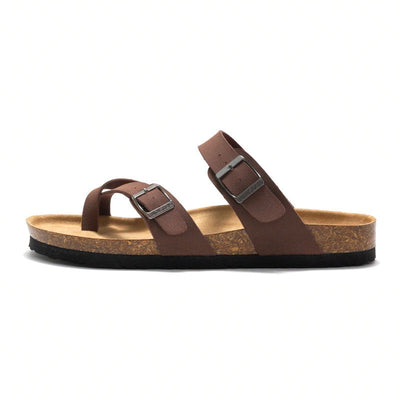 Sandalias mujer planas tiras cruzadas hebillas - Ninfa