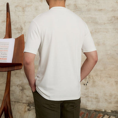 Camiseta para hombre tejido suave elástico corte clásico - Elías
