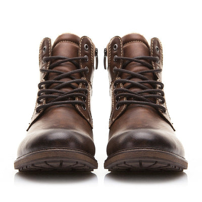 Botas hombre piel costura reforzada estilo casual - Virgil