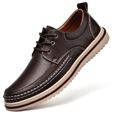 Zapatos casuales para hombre de piel sintética con suela antideslizante - Eduardo