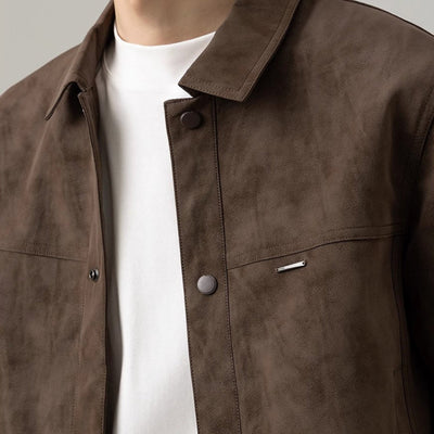 Chaqueta efecto gamuza para hombre - Renan